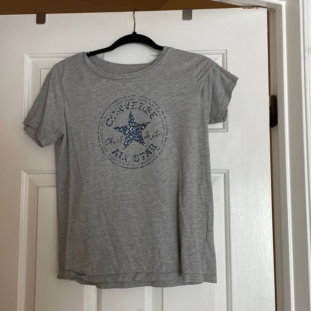 Size:M Color:Grey Brand:Converse Type:T-shirt